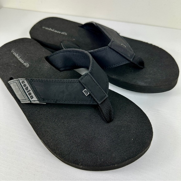 Cobian Men’s Flip Flop Thong Sandals in Black Size 10 NEW - Picture 3 of 7